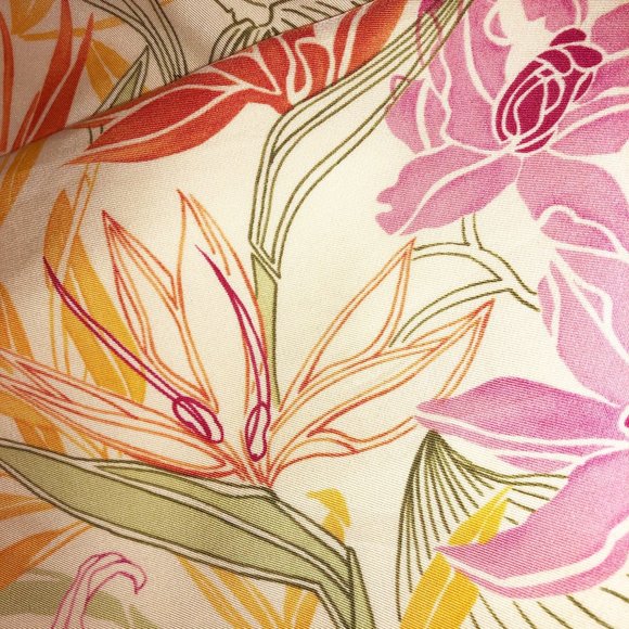 NWT Talbots Silk Flat Front Straight Leg Floral Print Pants New w/ Tags Lined - Picture 6 of 8